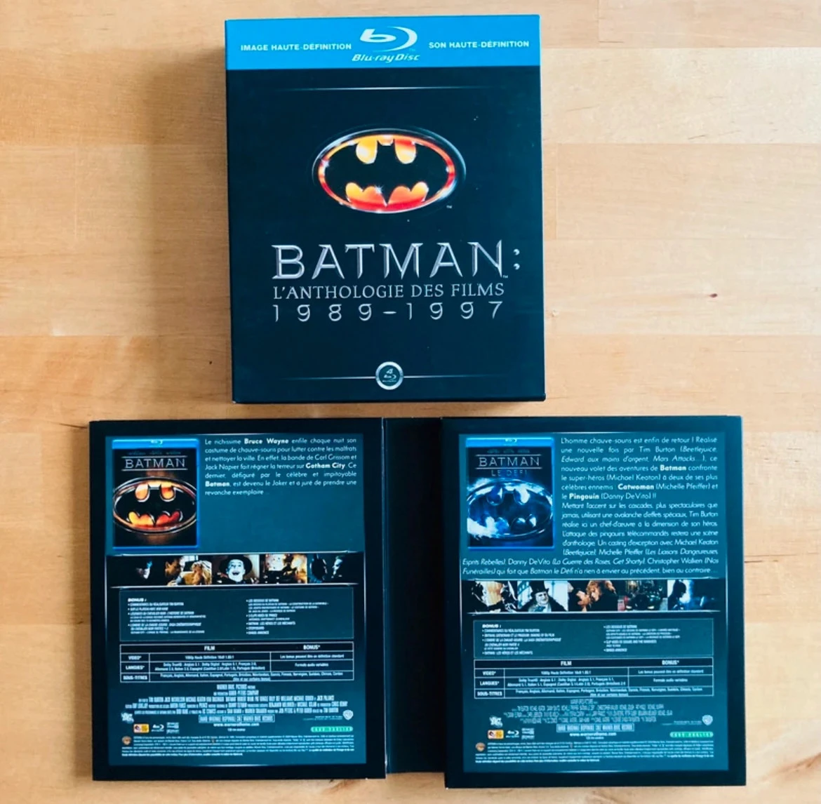 Blu-ray Batman filmantologie uit de jaren 90-doosje. – photo 2